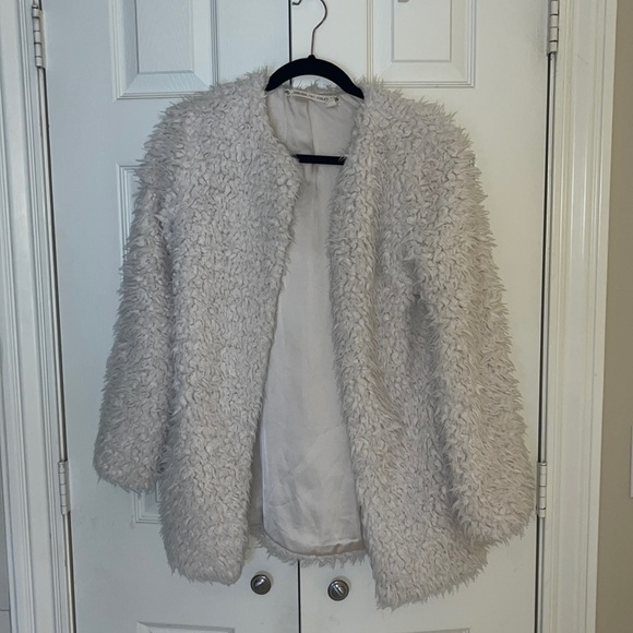 Chelsea & Violet Faux Fur and Suede Coat - Picture 1 of 4